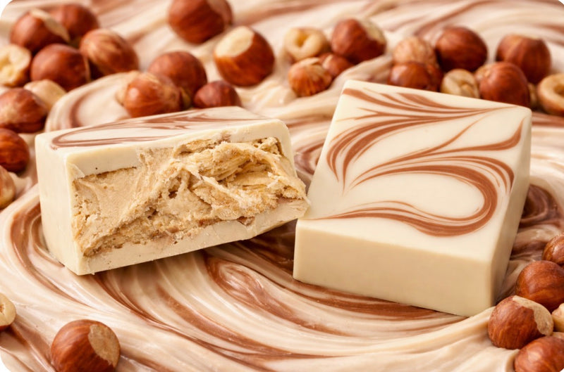 White Chocolate Light Hazel Creme block