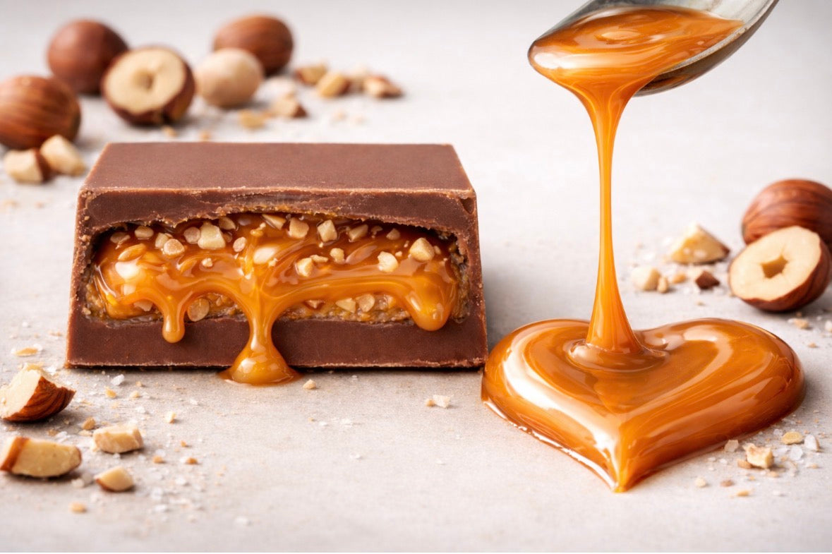 Milk Chocolate Caramelt Nutcase Block