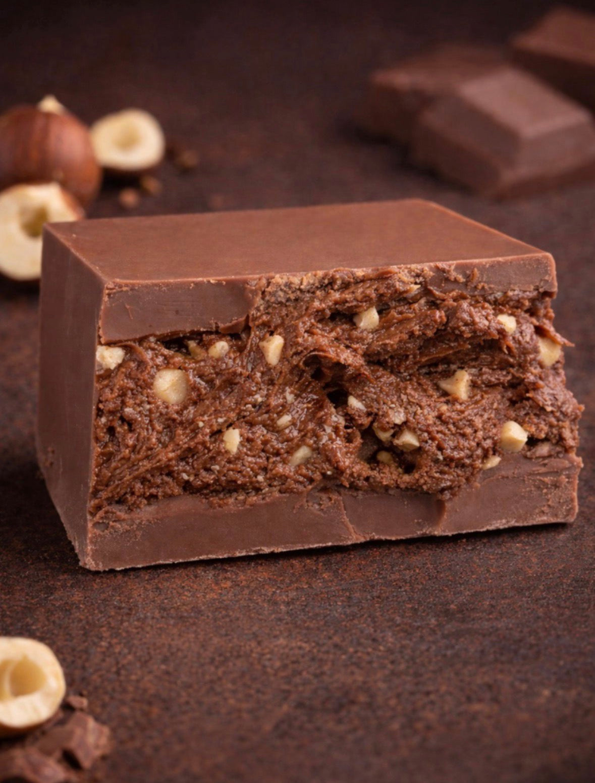 Milk Chocolate Hazelnut block